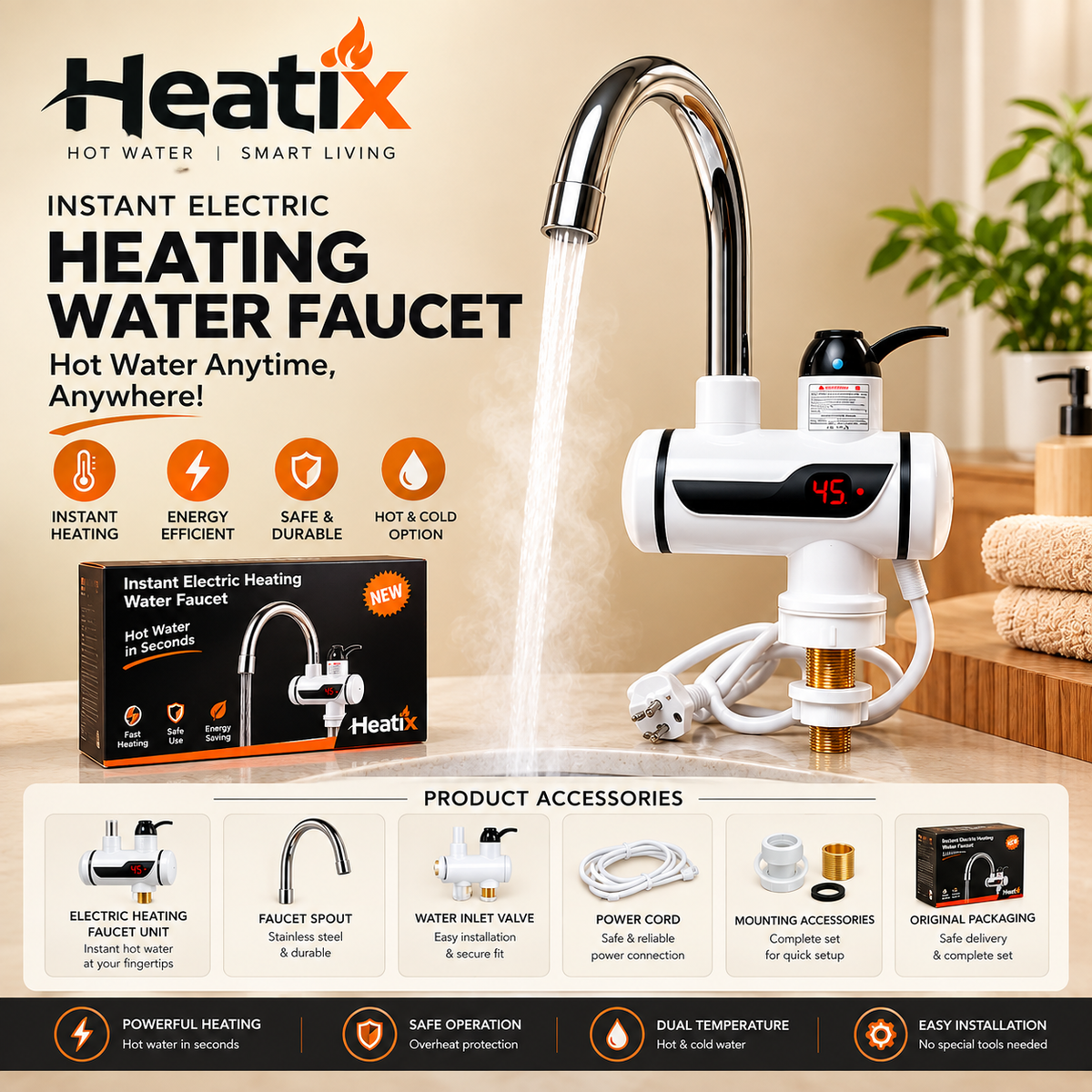 Instant Electric Heating Water Tap!